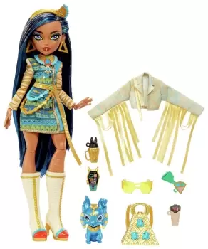 Image of Monster High Cleo De Nile Doll and Accessories