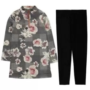 Image of Firetrap 2 Piece AOP Dress Set Infant Girls - Pink