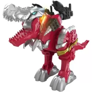 Image of Power Rangers Battle Attackers - Dino Fury T-Rex Champion Zord