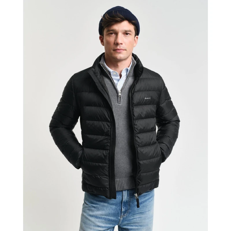 Image of Gant Light Down Jacket Black male S