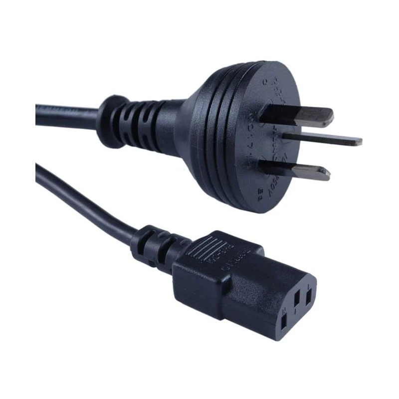 Image of FDL 2M AUSTRALIAN MAINS CABLE - AUSTRALIAN PLUG - C13 IEC SOCKET