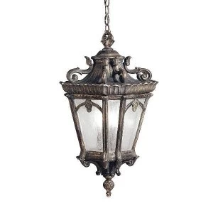 Image of 4 Light Outdoor Ceiling Chain Lantern Londonderry, E27