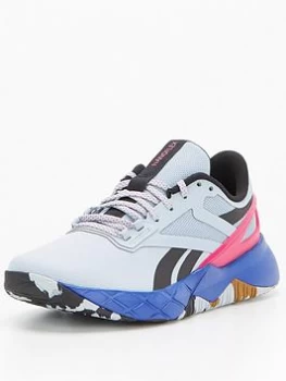 Image of Reebok Nanoflex Training Shoes - Grey/Pink, Size 5, Women