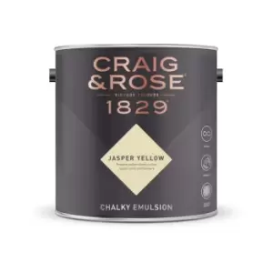 Image of Craig & Rose Chalky Emulsion Jasper Yellow - 5L