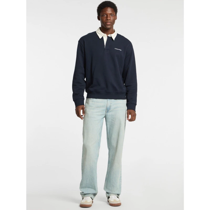 Image of Guess Jeans Rugby Shirt Ocean A71W male Medium