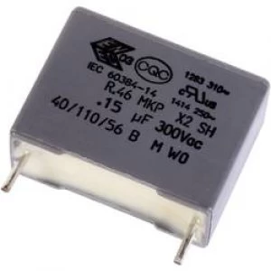 Image of MKP thin film capacitor Radial lead 0.1 uF 10 10 mm Kemet X2 46K