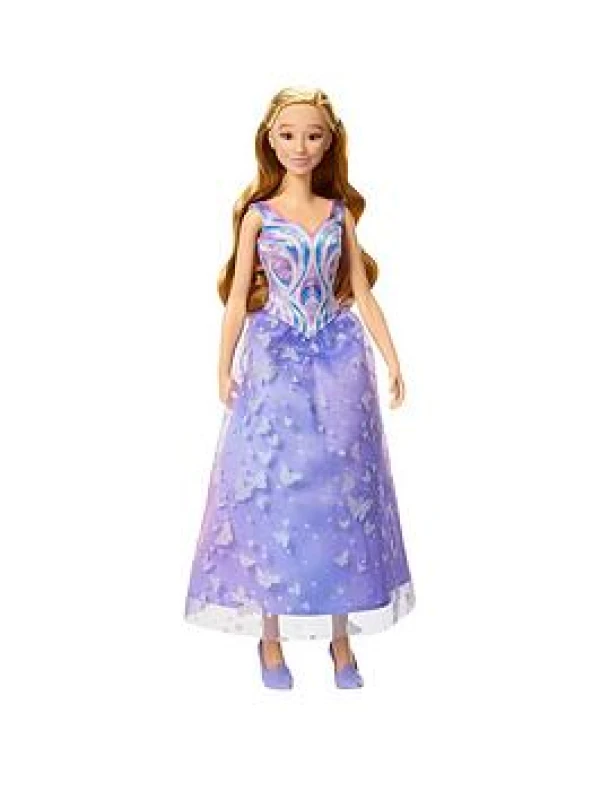 Image of Mattel Wicked: for Good von Universal Pictures singende Glinda-Modepuppe mit abnehmbarem Outfit vom Film inspiriert singt „for Good“ auf Englisch J