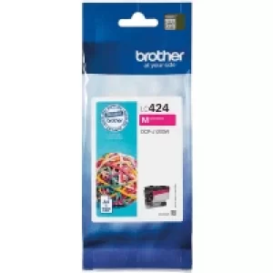 Image of Brother LC424M Magenta Ink Cartridge (Original)