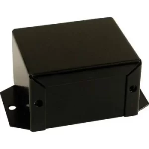 Image of Hammond Electronics 1411FBRBK 1411FBRBK Universal enclosure 203 x 152 x 89 Aluminium Black