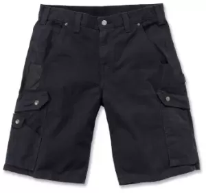 Image of Carhartt Ripstop Cargo Work Shorts, black, Size 30, black, Size 30