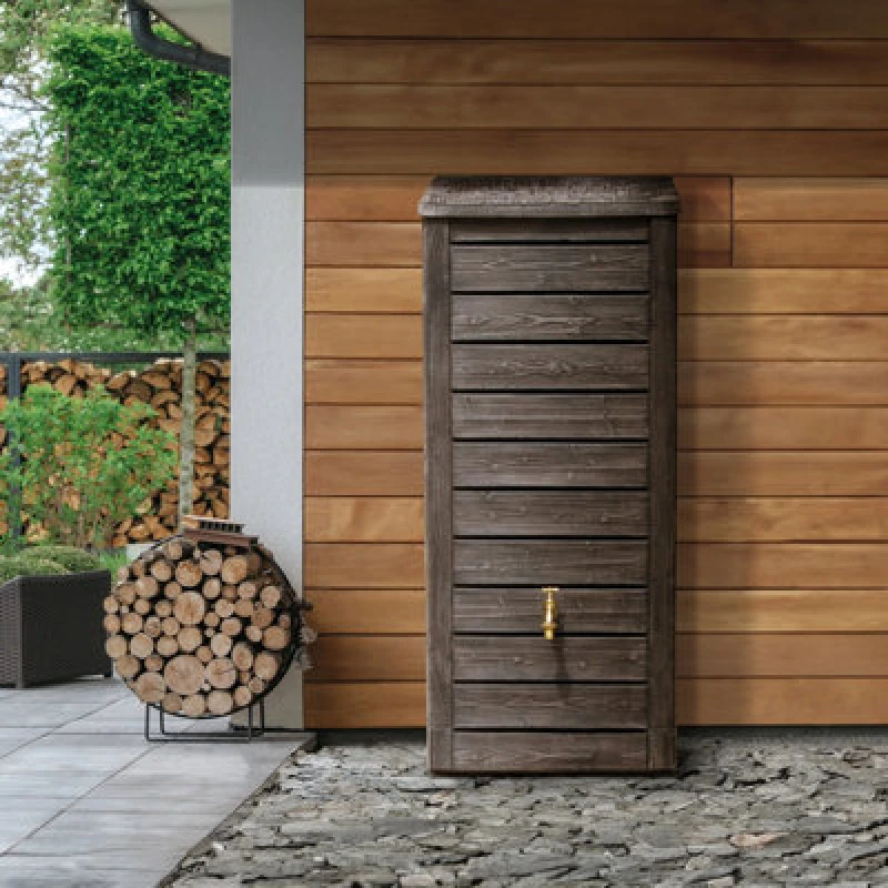 Image of Charles Bentley Norway 230L Water Butt Including Brass Tap