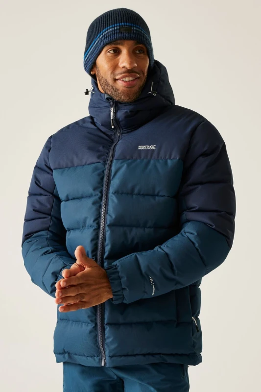 Image of Regatta Regatta Men Aldthorn Insulated Padded Jacket in Dark Blue Size: Small Dark Blue S Male 5063516132783