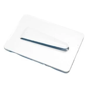 Image of BQ White 4mm Self Adhesive Cable Clips Pack of 10