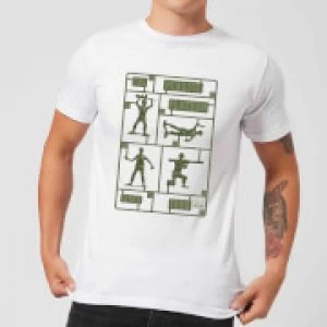 Image of Toy Story Plastic Platoon Mens T-Shirt - White - S