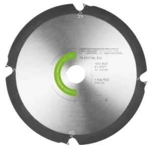 Image of Festool TS55 F Abrasive Materials Circular Saw Blade 160mm 160mm 4T 20mm