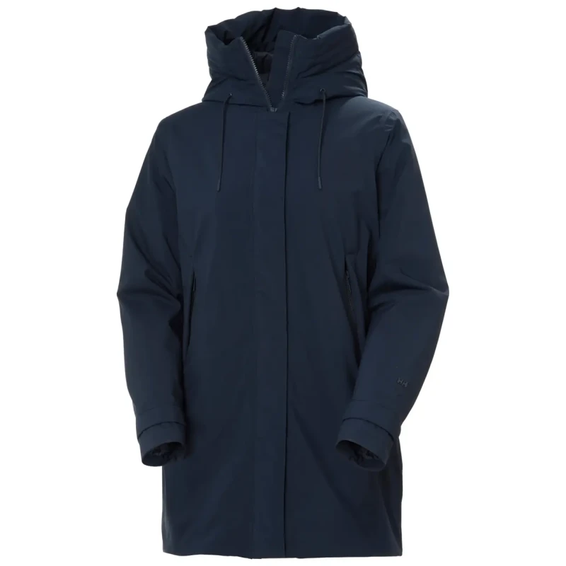 Image of Helly Hansen Womens waterproof jacket Helly Hansen Victoria Ins Mid Bleu Female S