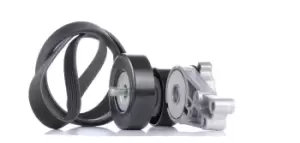 Image of GATES V-ribbed belt set K016PK1573 Serpentine belt kit,Auxiliary belt kit AUDI,SEAT,A6 Avant (4F5, C6),A4 Avant (8ED, B7),A4 Avant (8E5, B6)