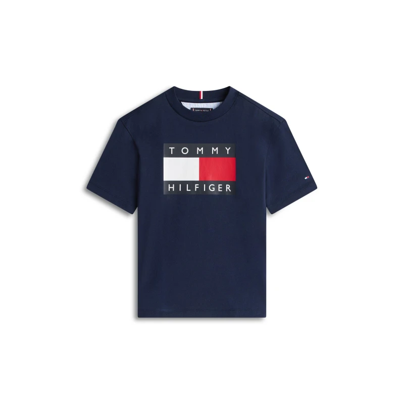 Image of Tommy Hilfiger Kids Heritage T-Shirt Night Navy C1G male 6Y