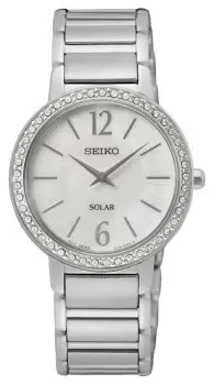 Image of Seiko SUP467P1 Womens Mother of Pearl Dial Stainless Watch
