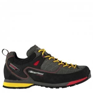 Image of Karrimor Hot Crag Mens Walking Shoes - Charcoal/Yellow