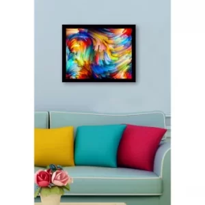 Image of SC0755 Multicolor Decorative Framed MDF Painting