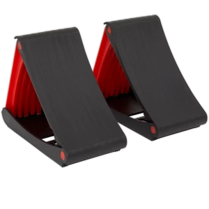 Image of Sealey Folding Wheel Chocks