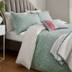 Image of Helena Springfield Eloise Single Duvet Cover Set, Teal