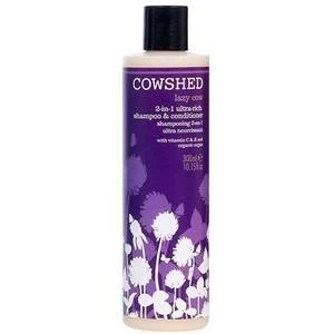 Image of Cowshed Lazy Cow 2 in 1 Rich Shampoo and Conditioner 300ml