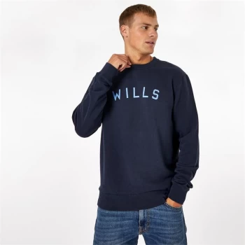 Image of Jack Wills Jack Oswald Crew Neck Sweatshirt - Navy