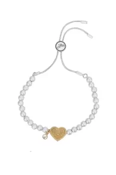 Image of Gold 'Heart On Fire' Friendship Bracelet