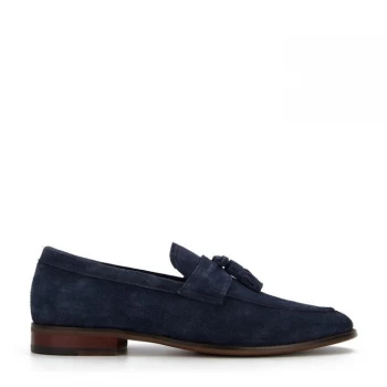 Image of Dune London Stormys Smart Shoes - Navy Suede