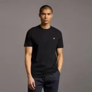 Image of Mens Plain T-Shirt - Jet Black - S