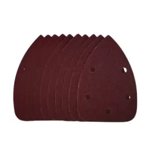 Image of Draper Detail Sanding Sheets with Hook and Loop, 140mm, Assorted Grit, SSD2 (Pack of 10)