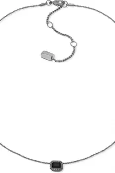 Image of NK 16" CARDED STONE PENDANT - HEM/JET