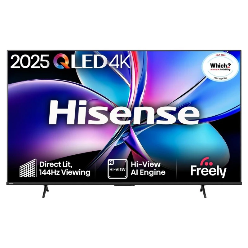 Image of 85" HISENSE E7Q PRO QLED 4K HDR Smart TV with Freely - 85E7QTUK PRO, Black 6942351416908