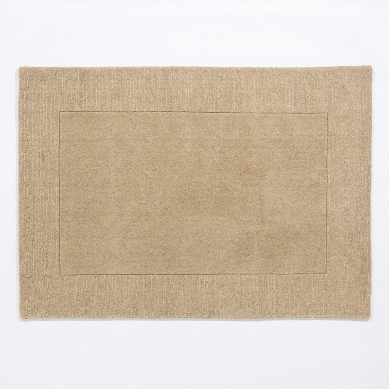 Image of Esselle Esme Wool 160x230cm Stone Rug - Beige Beige One Size