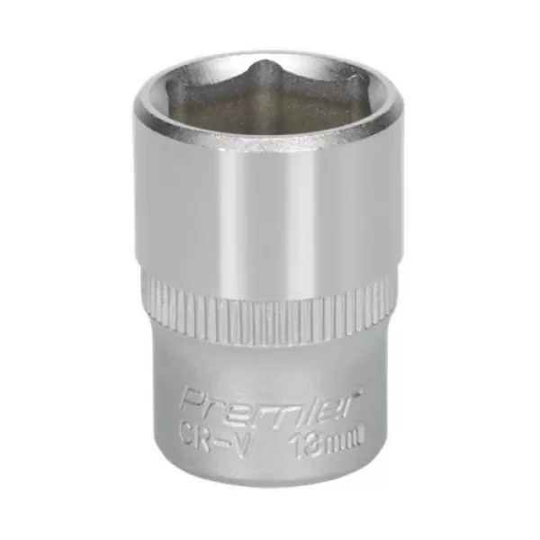Image of Genuine SEALEY S1413 WallDrive® Socket 13mm 1/4Sq Drive