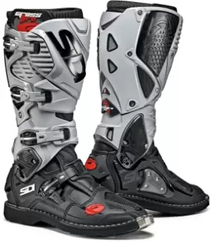 Image of Sidi Crossfire 3 Motocross Boots Black Grey