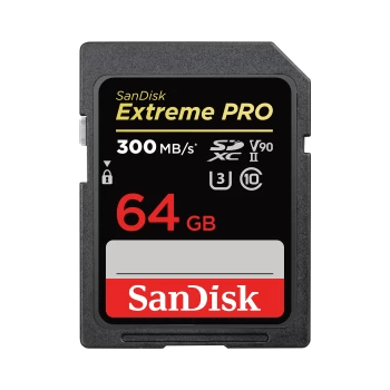 Image of SanDisk Extreme PRO SDXC UHS-Il - 64GB - SDSDXDK-064G-GN4IN