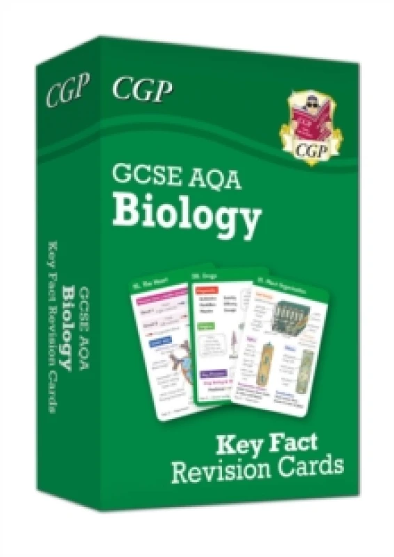 Image of New GCSE Biology AQA Key Fact Revision Cards - Summary cards for quick revision Hardback