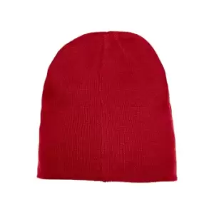 Image of Clique Unisex Adult Grover Knitted Beanie (One Size) (Blood Orange)