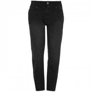 Image of Firetrap Mom Jeans Ladies - Black Wash