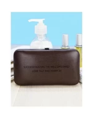 Image of Personalised Mens 7 Piece Grooming Set, One Colour, Men