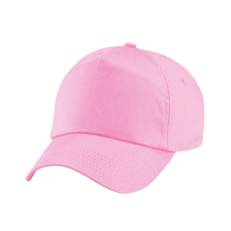 Image of Beechfield Original 5 Panel Cap in Light Pink Light Pink Unisex One Size