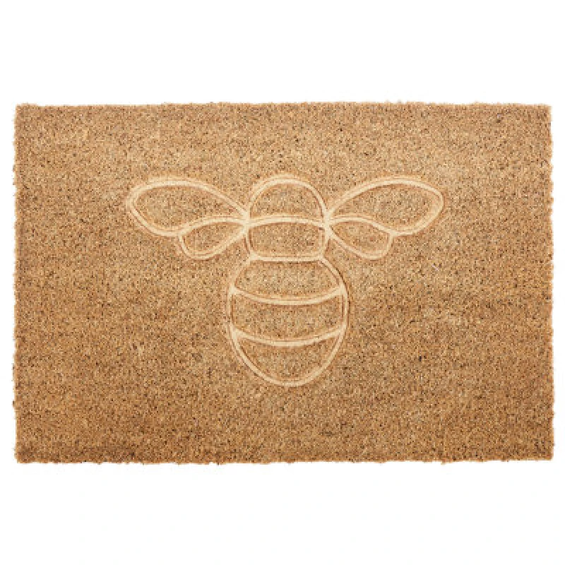 Image of Beliani Doormat Cavite Natural 40 X 60 Cm Bee Coir