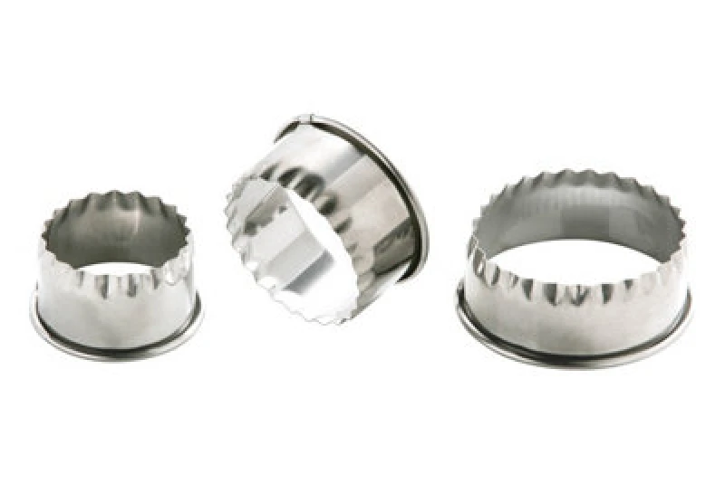 Image of Premier Housewares 3Pc Pastry Cutter Set Silver