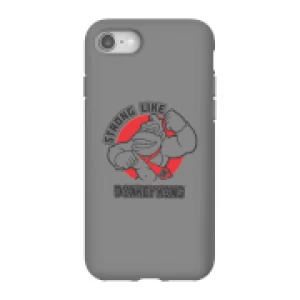 Image of Nintendo Donkey Kong Strong Like Donkey Kong Phone Case - iPhone 8 - Tough Case - Gloss