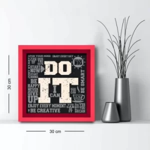 Image of 3030AHS-024 Multicolor Decorative Framed MDF Painting