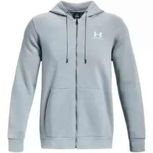 Image of Under Armour Armour Essential Fleece Full Zip Hoodie Mens - Blue