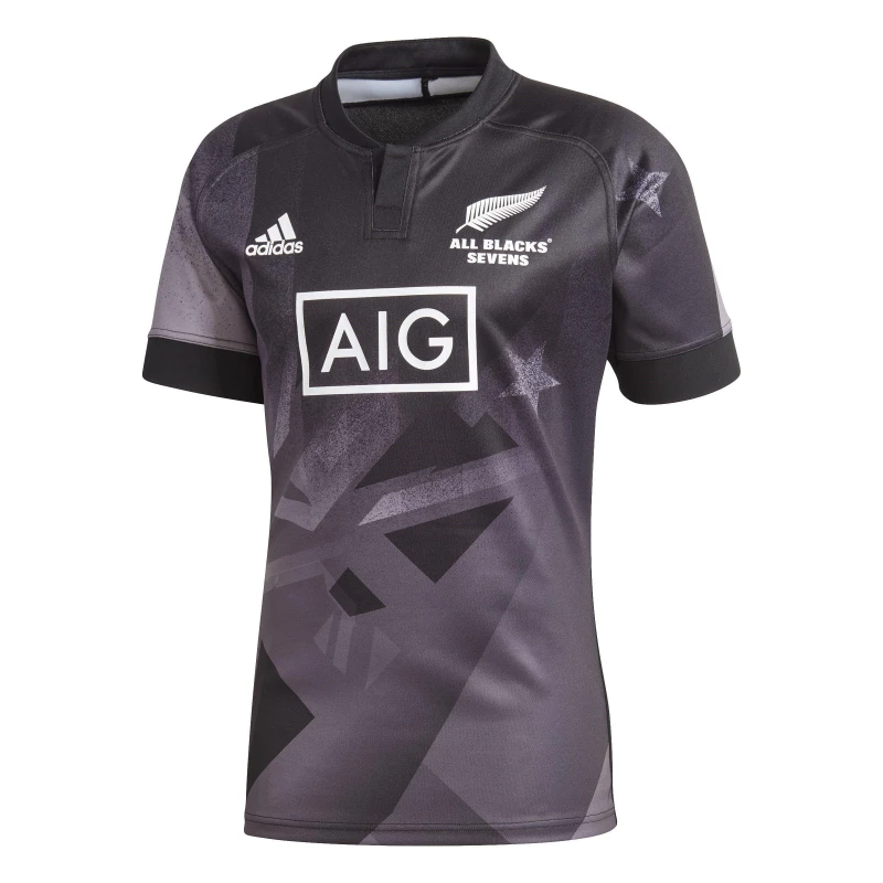 Image of adidas New Zealand All Blacks 7s Shirt Mens Black XS